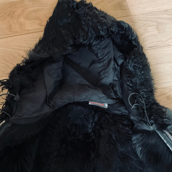 PRADA Natural shearling coat - Picture 5 of 5